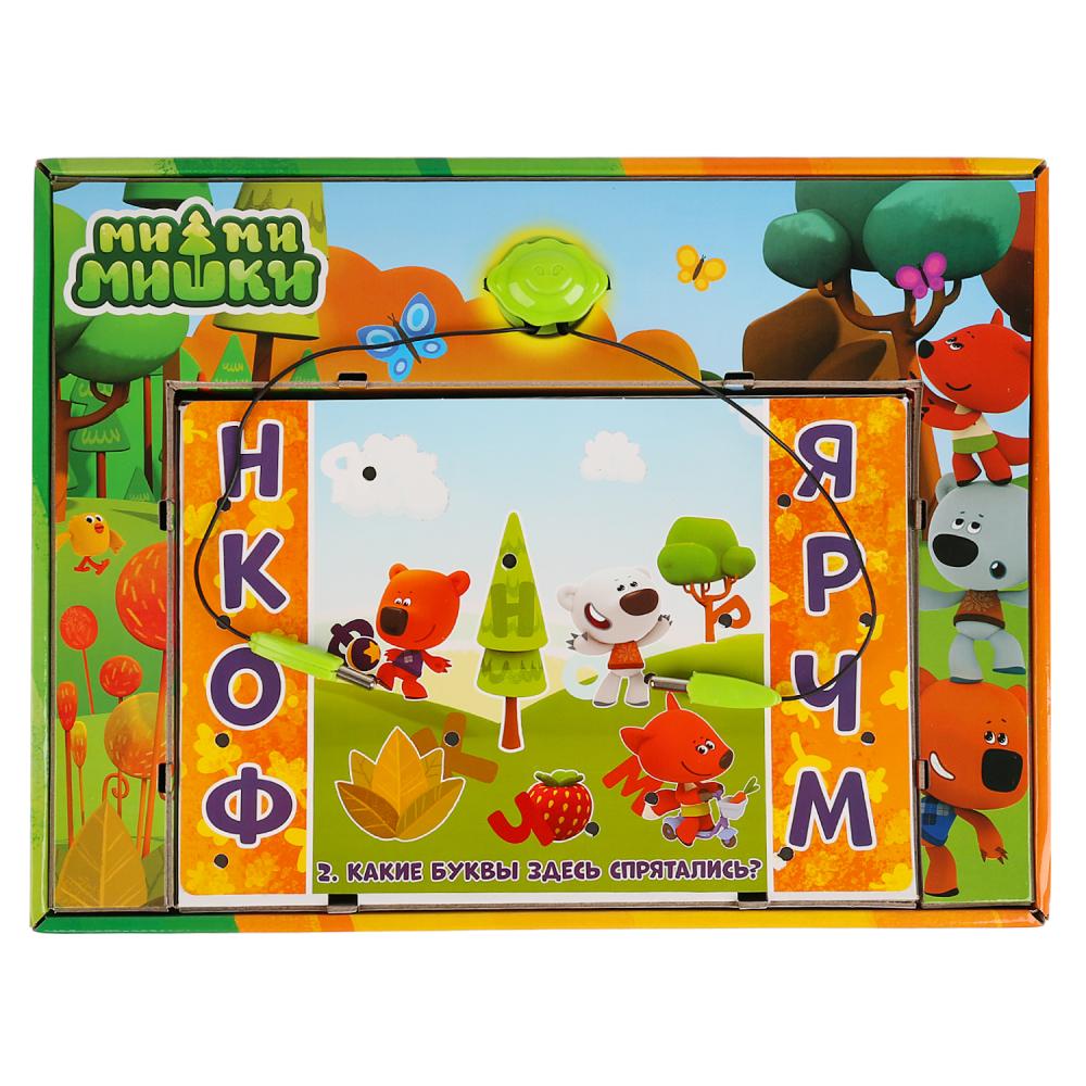 Электровикторина Азбука и счет, МИМИМИШКИ, со светом в русс. кор. ТМ "Умка" в кор.24шт