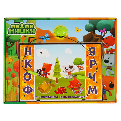 Электровикторина Азбука и счет, МИМИМИШКИ, со светом в русс. кор. ТМ "Умка" в кор.24шт