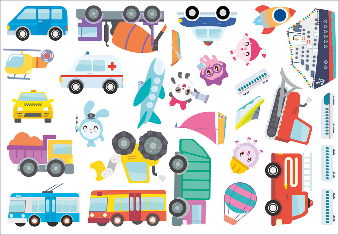Малышарики. Игра-panoramique. Transport