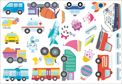 Малышарики. Игра-panoramique. Transport
