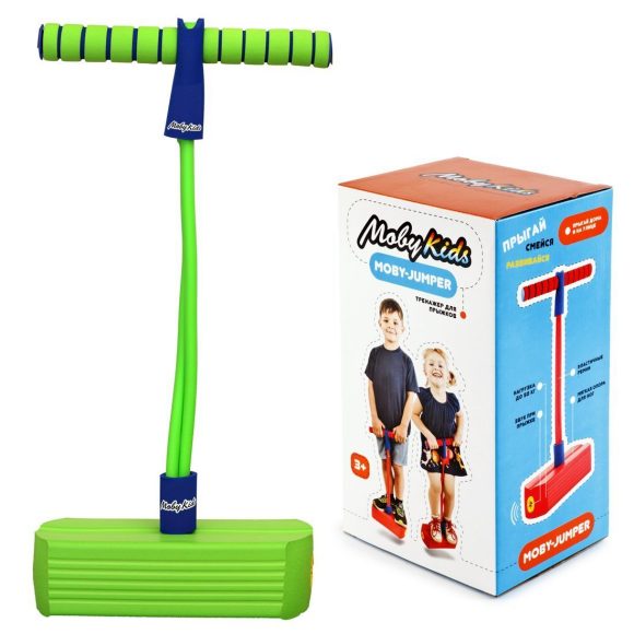 Moby-Jumper. Тренажер для прыжков со звуком, зелен. арт.68553 МРЦ 1010 руб.
