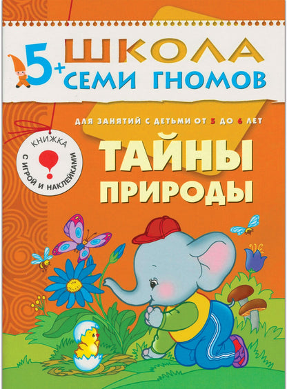 Школа Семи Гномов 5-6 лет. Полный годовой курс (12 livres avec jeux et autocollants).