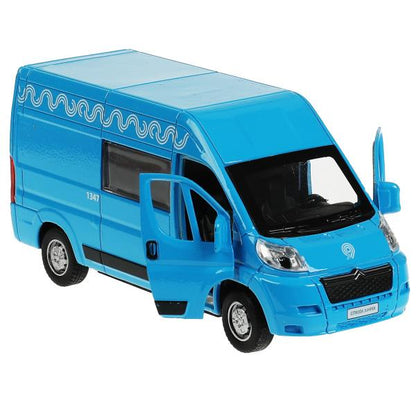Technoparc. Modèle "Citroen Jumper Metropolis" 14 cm, porte, sac, ordinateur, siniй art.JUMPER-14MOS-BU (72)