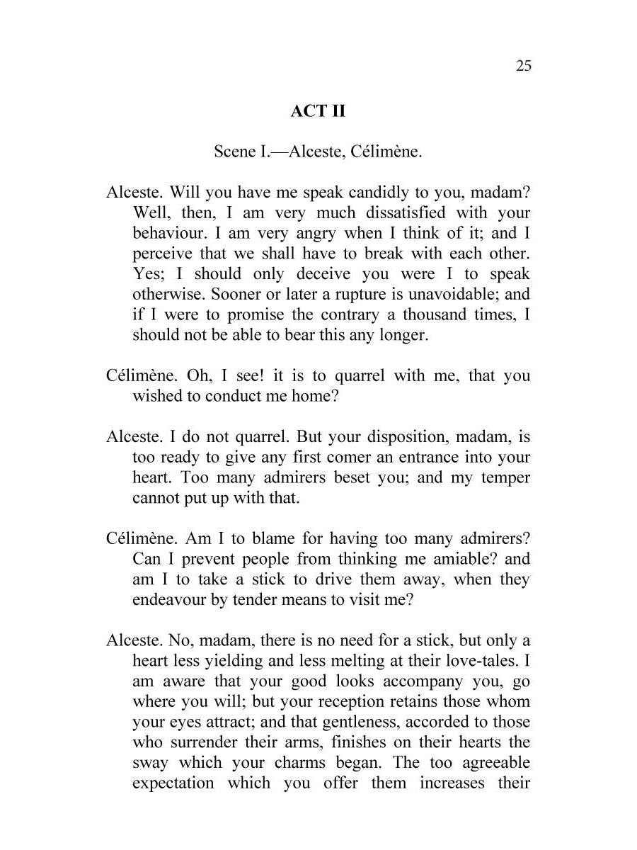 The Misanthrope = Мизантроп: на англ.яз. Moliere