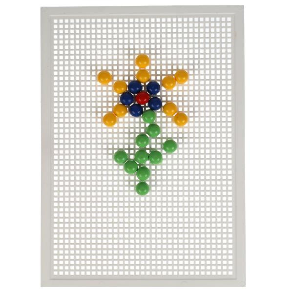 Сказочный патруль. Mosaïque en plastique. 100 фишек.4 цвета. Pôle 195x155mm dans le cor. Jeux de plein air dans le cor20шт