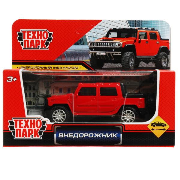 1911C138-R336114 Машина металл ВНЕДОРОЖНИК, 11 см, инерция, красн., кор. Технопарк в кор.2*120шт