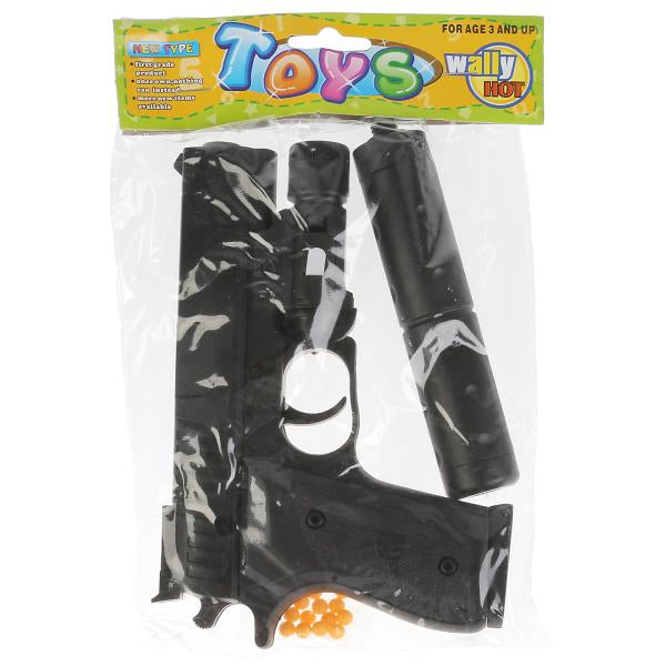 Пистолет (п) с фонариком, с пульками в пак. в кор.2*72шт