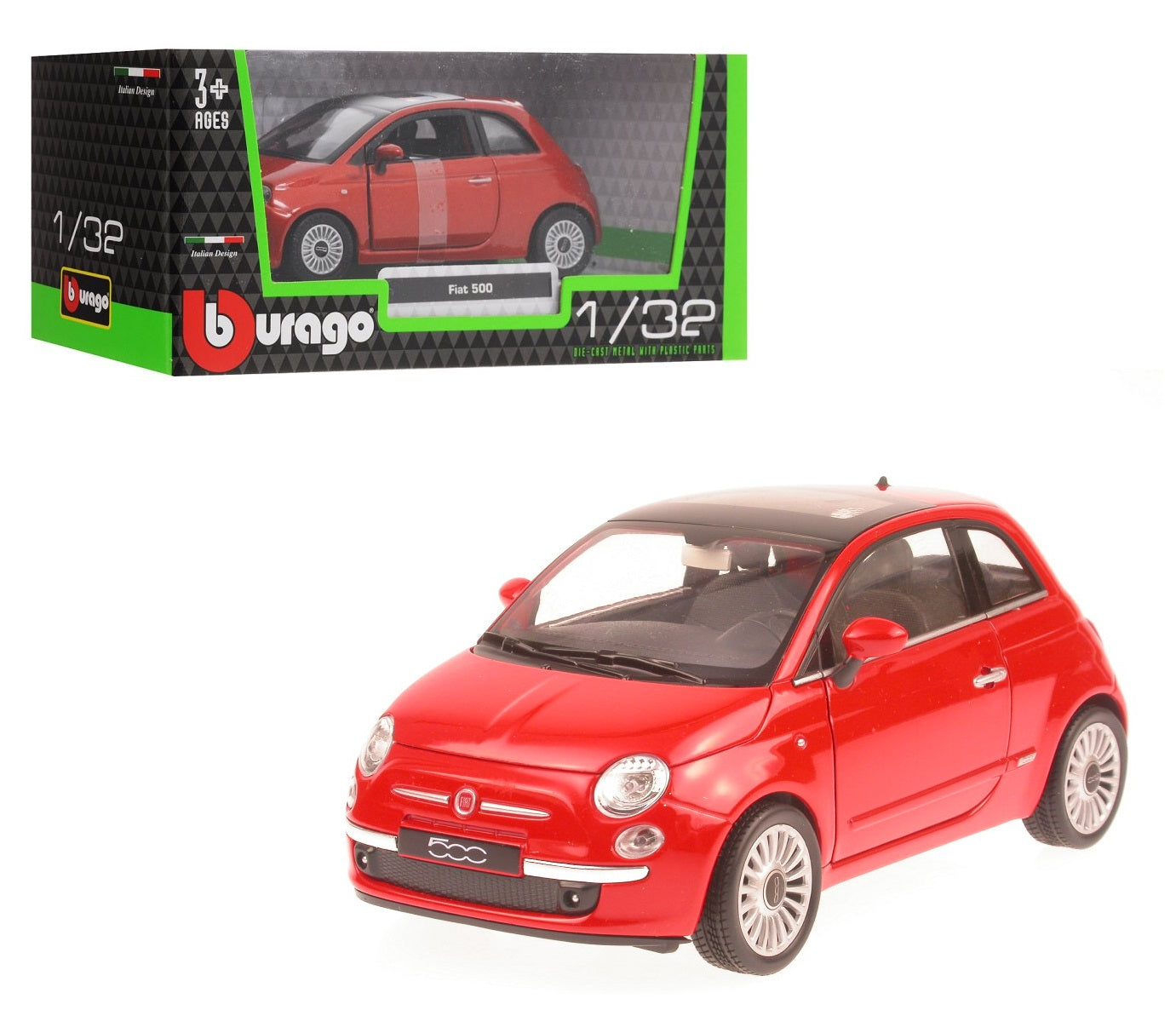 BBurago. Modèle "Fiat 500" 1:32, art.43011