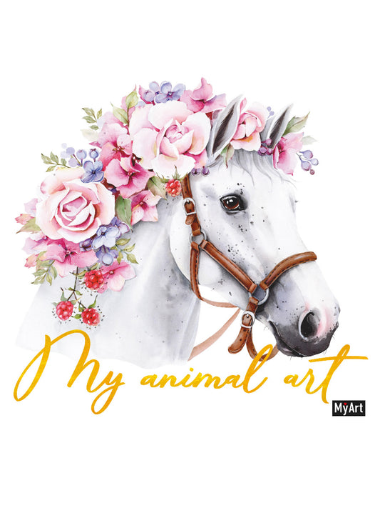 MyArt. My animal Art. СКЕТЧБУК 7БЦ. ЛОШАДЬ