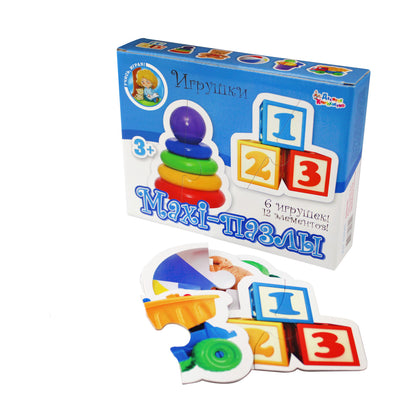 Пазлы-maxi ДК "Игрушки", 12 éléments