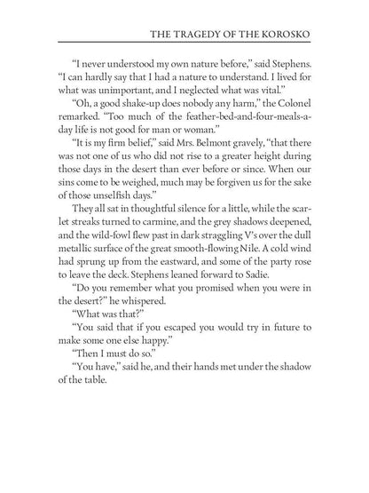 La Tragédie du Korosko = Трагедия пассажиров «Короско»: на англ.яз