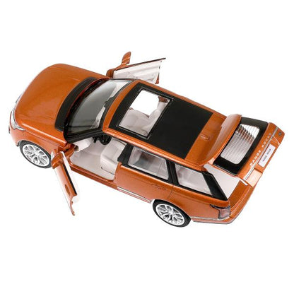 Range Rover en métal noir et blanc, 14,7 cm, double, capot, inerficiation, parc technologique, couleur 2*24 pouces
