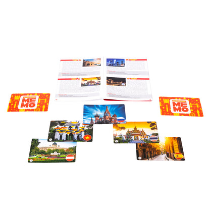 Игра настольная МЕМО "Флаги и столицы" (50 cartes)