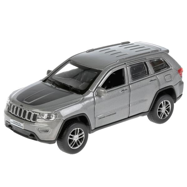 Machine métallique "jeep grand cherokee" 12 cm, ouverte. двери, инерц., серый в кор. Parc technologique dans le cor.2*36шт