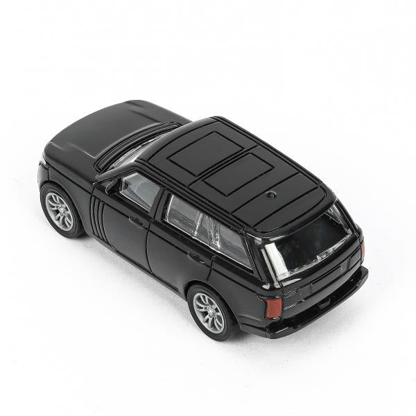 Машина пластик LAND ROVER RANGE ROVER VOGUE 12 см, инерц, черный, кор. Технопарк в кор.2*120шт