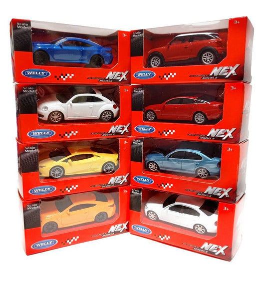 Welly. Машинка 1:43 Набор 23A в ассорт. (поштучно) арт.44000-24CWD(23A) /24