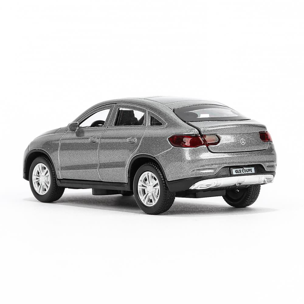 Машина металл MERCEDES-BENZ GLE COUPE длин 12 см, двери, багажн, серый, кор. Технопарк в кор.2*36шт