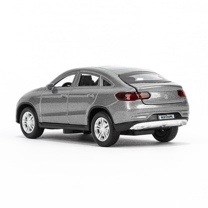 Машина металл MERCEDES-BENZ GLE COUPE длин 12 см, двери, багажн, серый, кор. Технопарк в кор.2*36шт