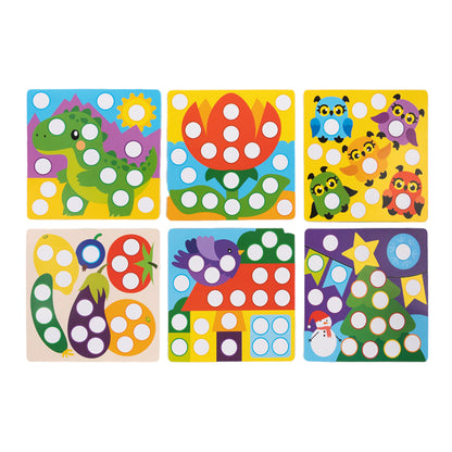 Игра развивающая Разноцветные кружочки "Мир вокруг", серия Учись, играя