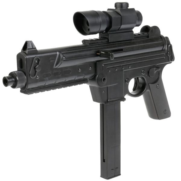 Автомат (п) с лазер. прицелом, съемный магазин, с пульками 905/713A в кор. в кор.48шт