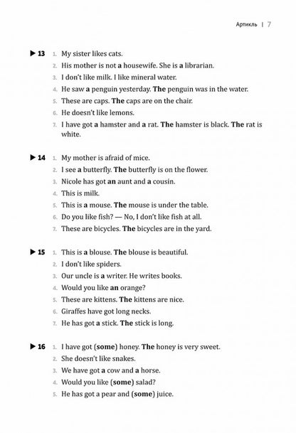 Entraîneur de grammaire anglaise. Clés pour l'entretien des écoles 2-5 cl.