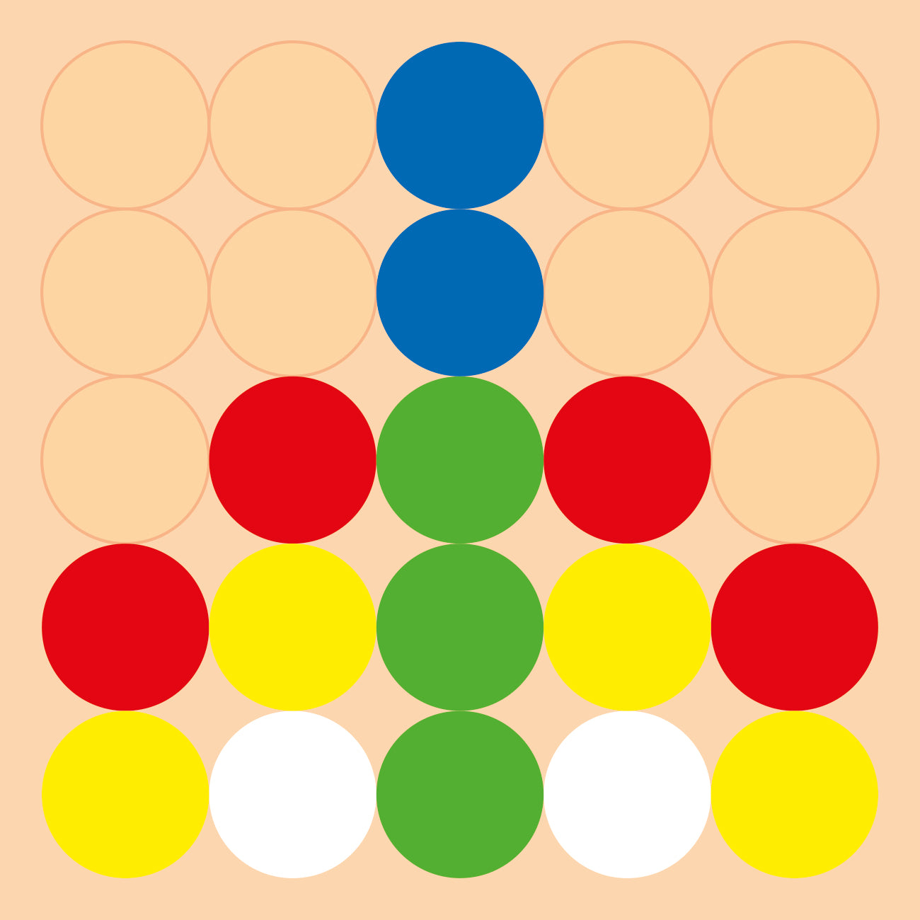 Mosaïque originale "Веселые столбики" 25 эл