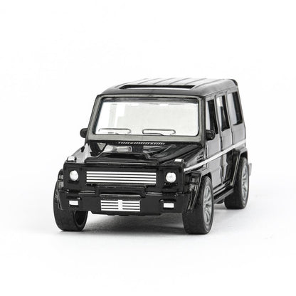 Машина пластик MERCEDES-BENZ G-CLASS 10,5 см, инерц, черный, кор. - в кор.2*120шт