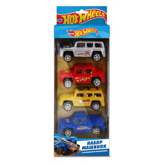 Набор машинок Хот Вилс инерция, кор.26*10*5см - в кор.2*120шт