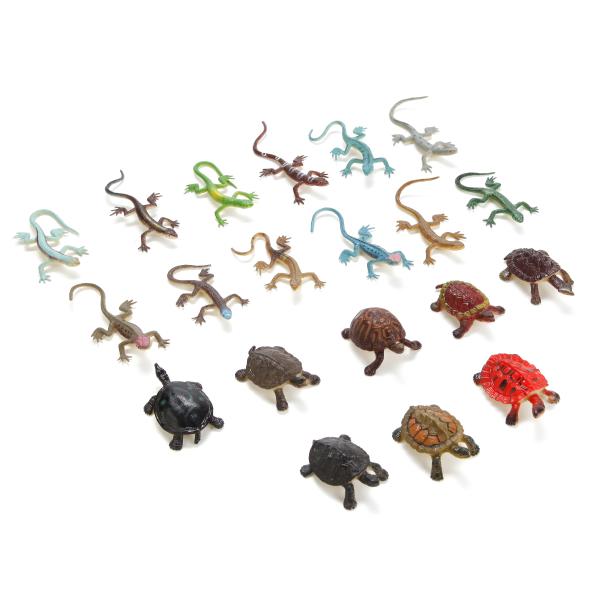 ЧЕРЕПАХИ И ЯЩЕРИЦЫ "ИГРАЕМ ВМЕСТЕ" 20 АСС. 3" В ПРОЗРАЧНОМ ЯЙЦЕ, В РУСС. ДИСПЛЕЕ (УП-36ШТ) в кор.2уп