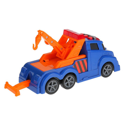 Machine "ЭВАКУАТОР", d'une durée de 17 cm, plastique, couleur + noir, подв. élément. en Russie. cor. Parc technologique dans le cor.2*30шт