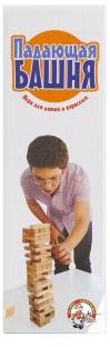 ИГРА ДЛЯ ДЕТЕЙ И ВЗРОСЛЫХ "ПАДАЮЩАЯ БАШНЯ" в кор.15шт