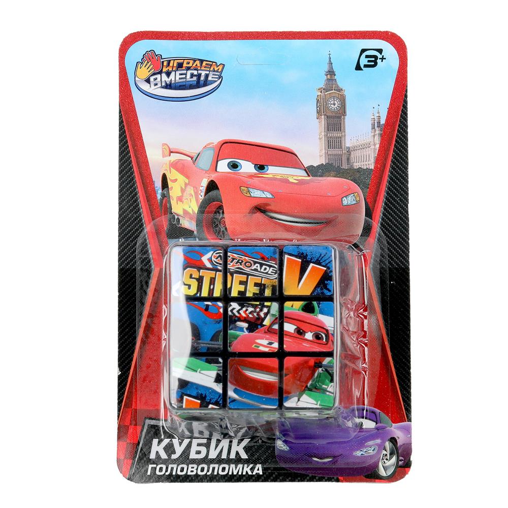 Логическая игра кубик 3х3 машинки, блист.11*17*6см ИГРАЕМ ВМЕСТЕ в кор.2*144шт