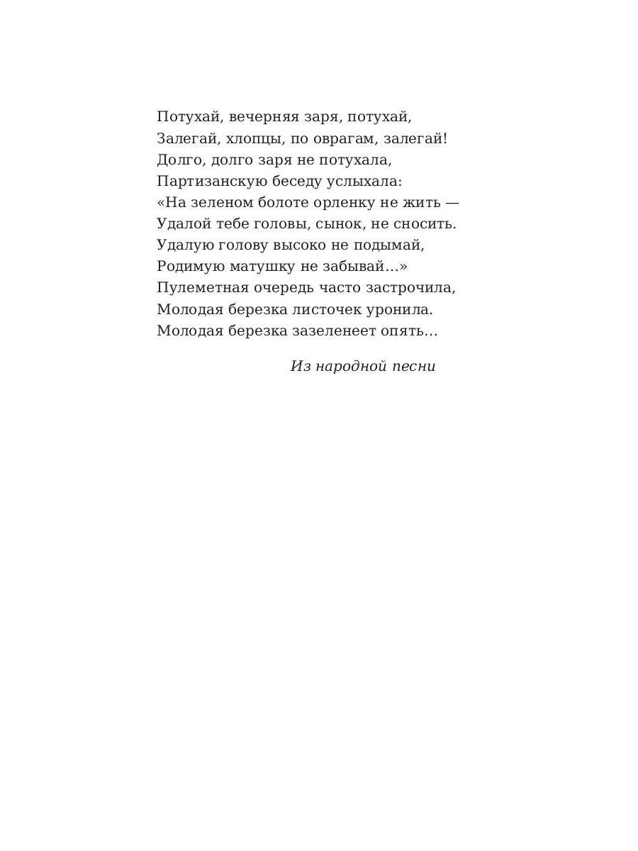 Partisans. Сыновья уходят в бой. Адамович А.