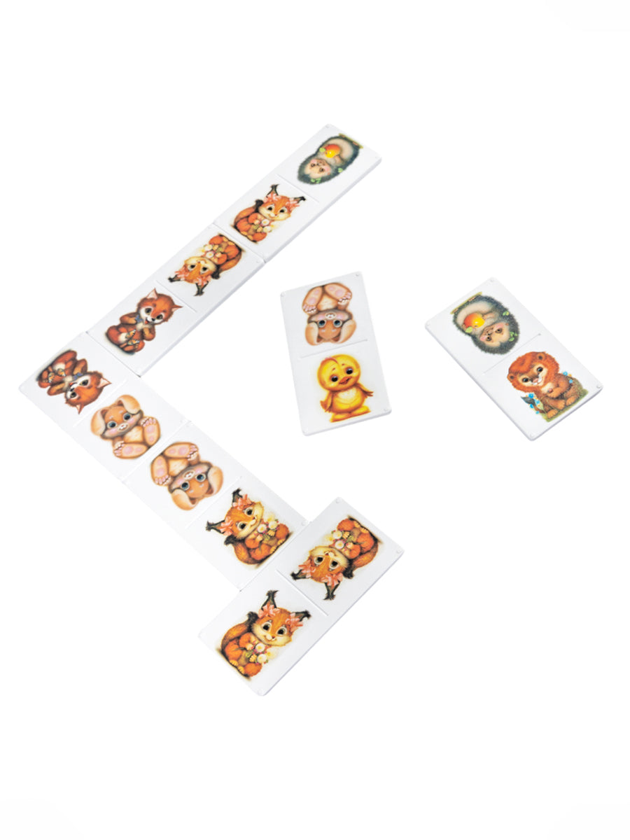 Домино пластмассовое Пушистые друзья (с 3-х лет)