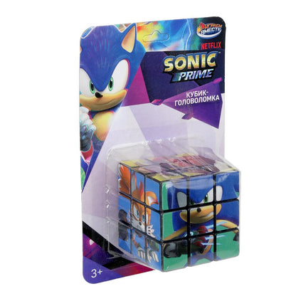 Jeu de construction Sonic Cube 3x3, blister 11*17*6 cm, en argent sterling, en cor.2*144 pouces