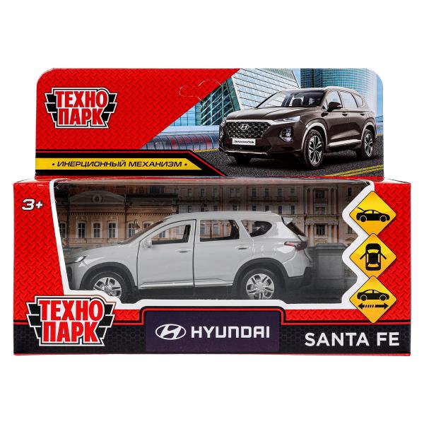 Machine en métal HYUNDAI SANTAFE 12 cm, double, bagage, inerte, temps série, cor. Parc technologique dans le cor.2*36шт
