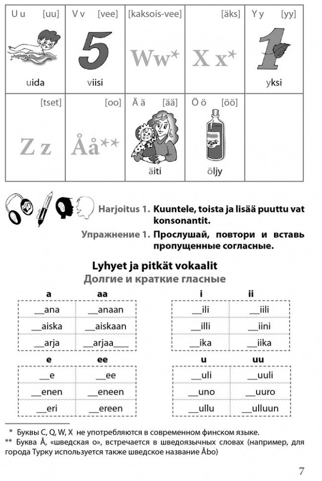 Финский - это здорово! Финский язык для школьников. Книга 1