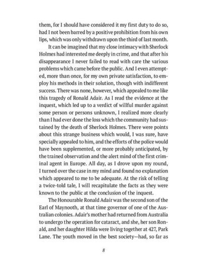 The Return of Sherlock Holmes