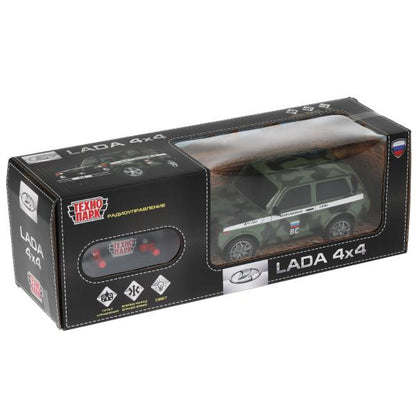 LADA4X4-18L-MIL 326225 Machine pour LADA 4x4 18 cm, rouge, camouflage, couleur. Parc technologique à Cor.24шт