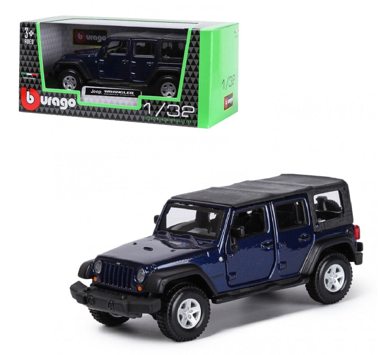 BBurago. Modèle «Jeep Wrangler» 1:32, art.43012