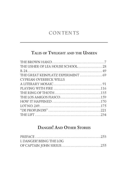 Contes du crépuscule, de l'invisible et du danger ! Et d'autres histoires = Рассказы о сумрачном и невидимом и Опасность ! И другие истории: на англ.яз