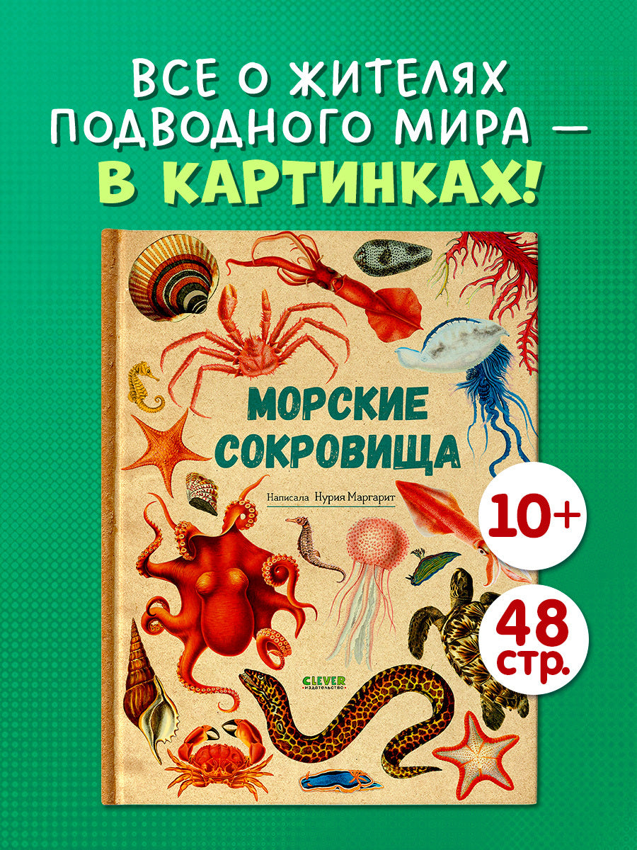 Удивительные энциклопедии. Морские сокровища/Сория К.