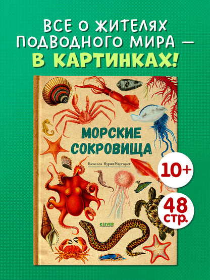 Удивительные энциклопедии. Морские сокровища/Сория К.