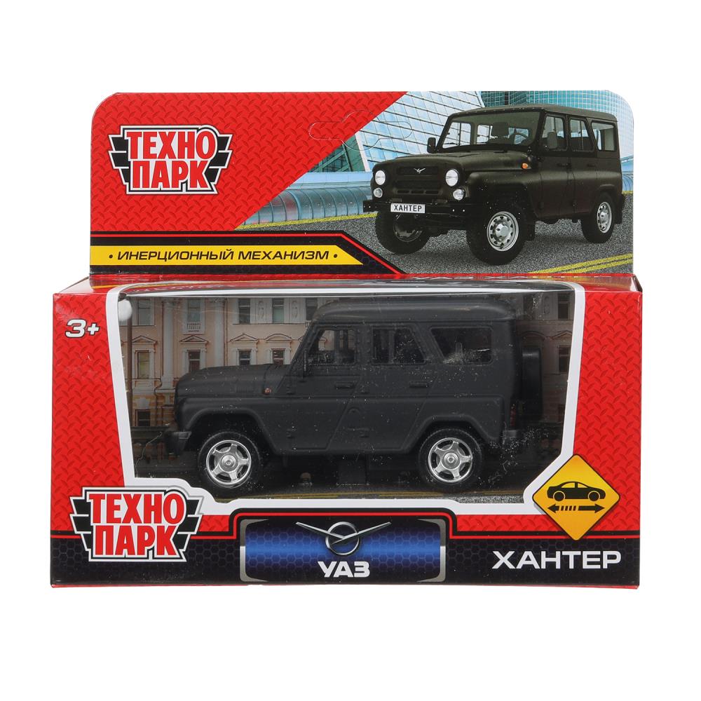 Machine en métal UAZ ХАНТЕР 10,5 cm, inertie, МАТОВЫЙ noir, cor. Parc technologique dans le cor.2*36шт