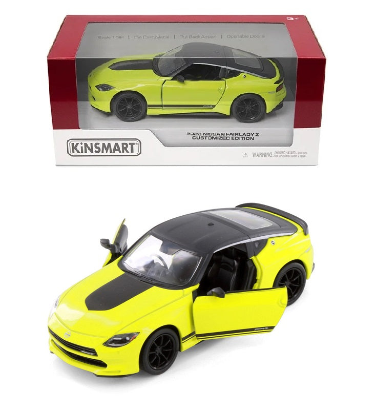 Kinsmart. Modèle art.KT5443W/2 "Nissan Fairlady Z Customized Edition" 1:36 (салатовая) инерц.