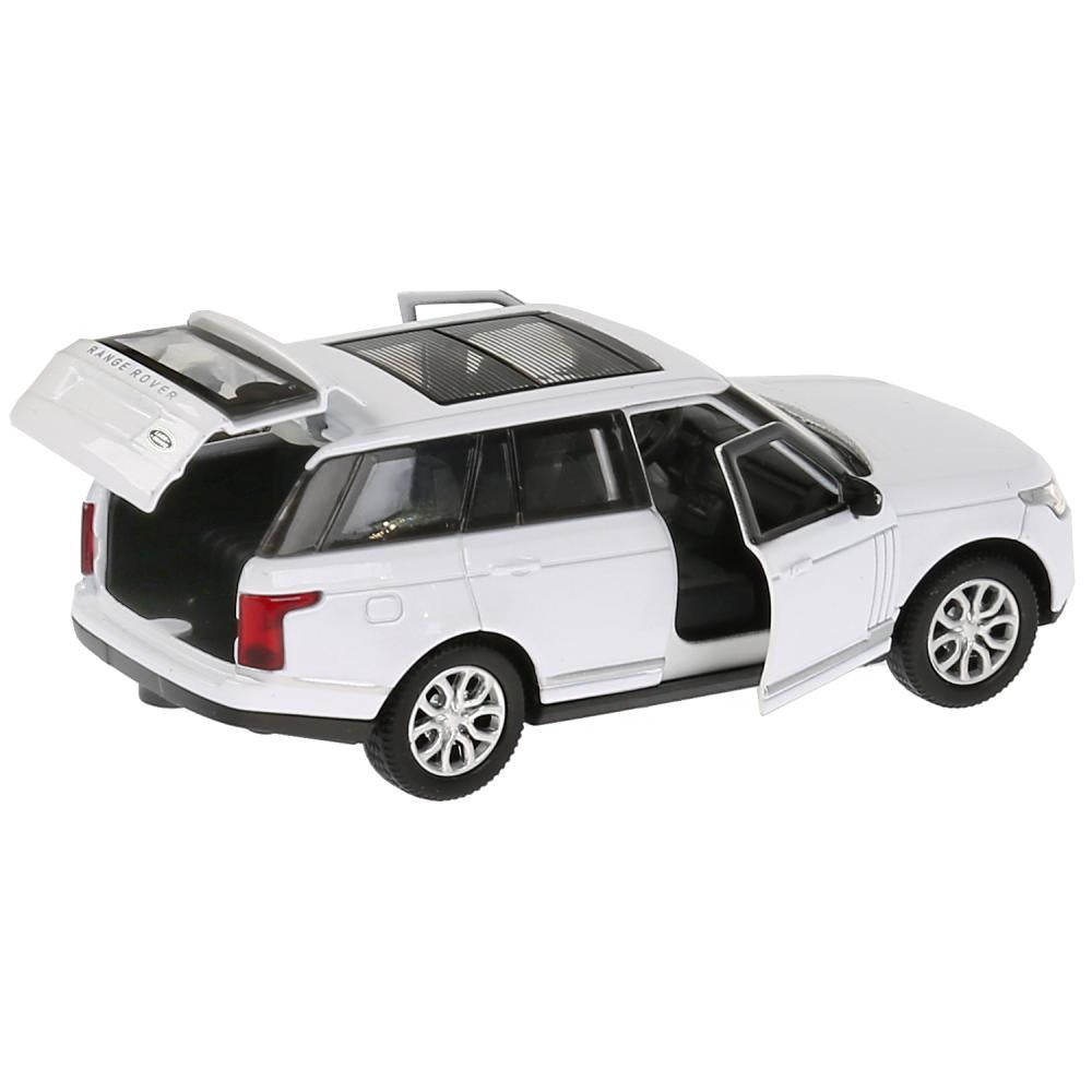 Machine en métal RANGE ROVER VOGUE pour 12 cm, double, bagage, argent, blanc, cor. Parc technologique dans le cor.2*36шт