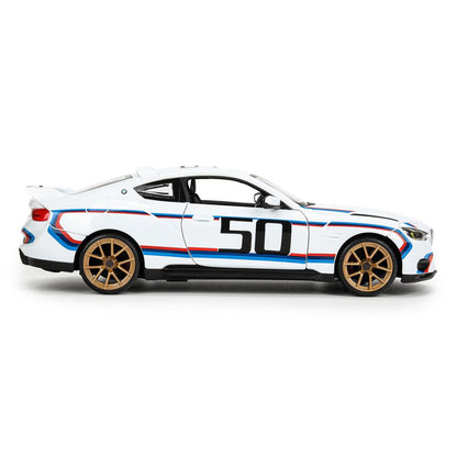 Véhicule pour BMW 3.0 csl 1:14, bleu, 2 pièces, deux portes ouvertes Rastar en couleur 6 pouces