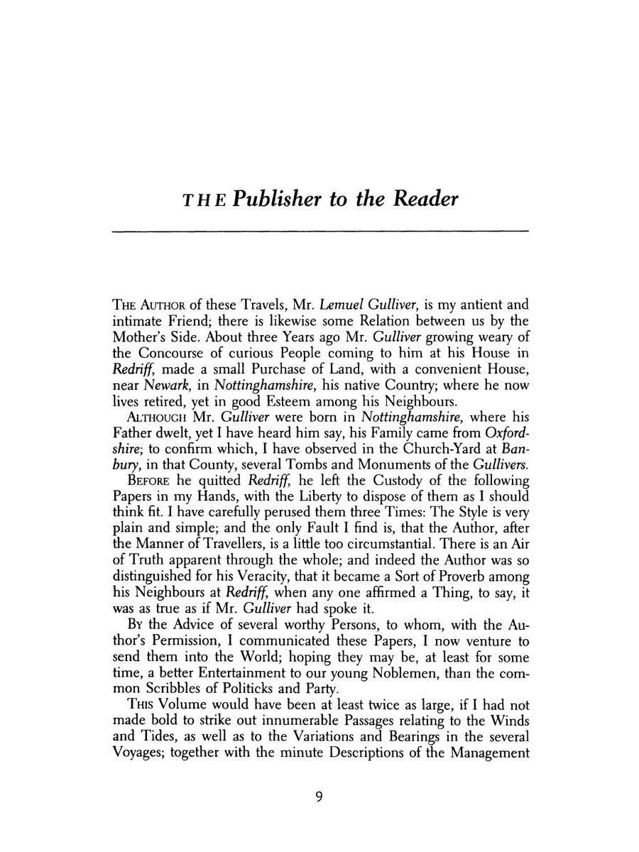 Les voyages de Gulliver : Romain