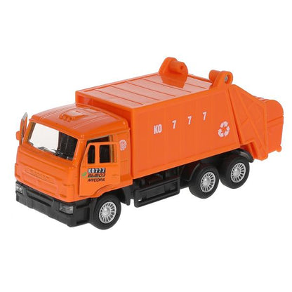 Machine en métal KAMAZ МУСОРОВОЗ, 12 см, двери., подвиж.дет., инерц., кор. Parc technologique en cor.2*24шт