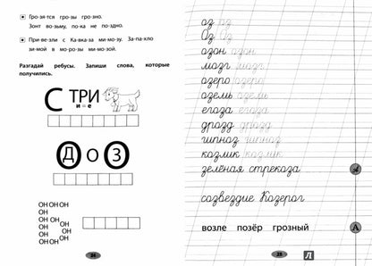 50 скороговорок на звук З:логопедич.прописи